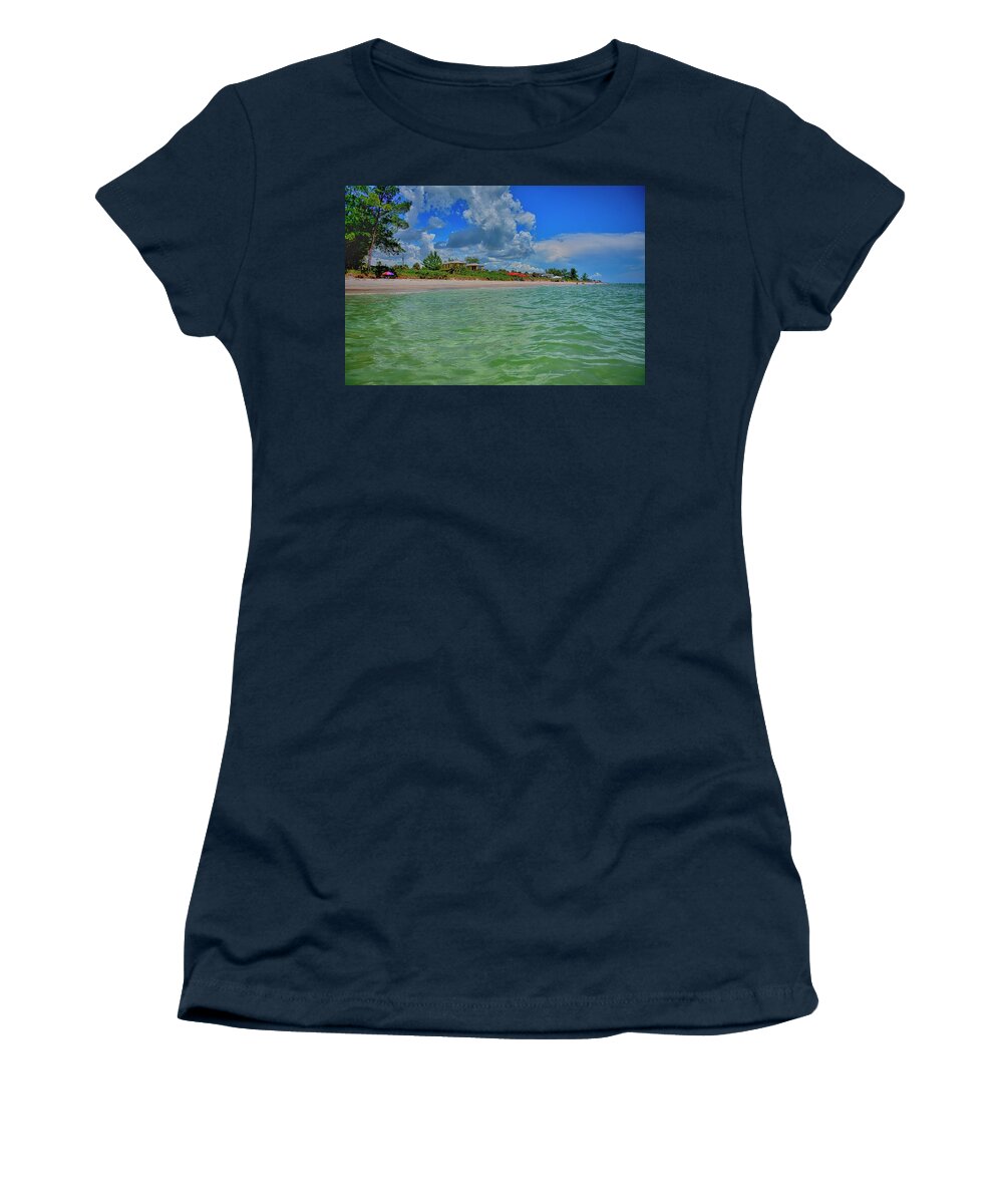 Ocean Water Women's T-Shirt featuring the photograph Depth by Alison Belsan Horton