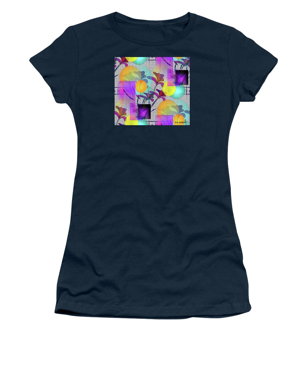 Design Women's T-Shirt featuring the digital art Design #3 by Iris Gelbart