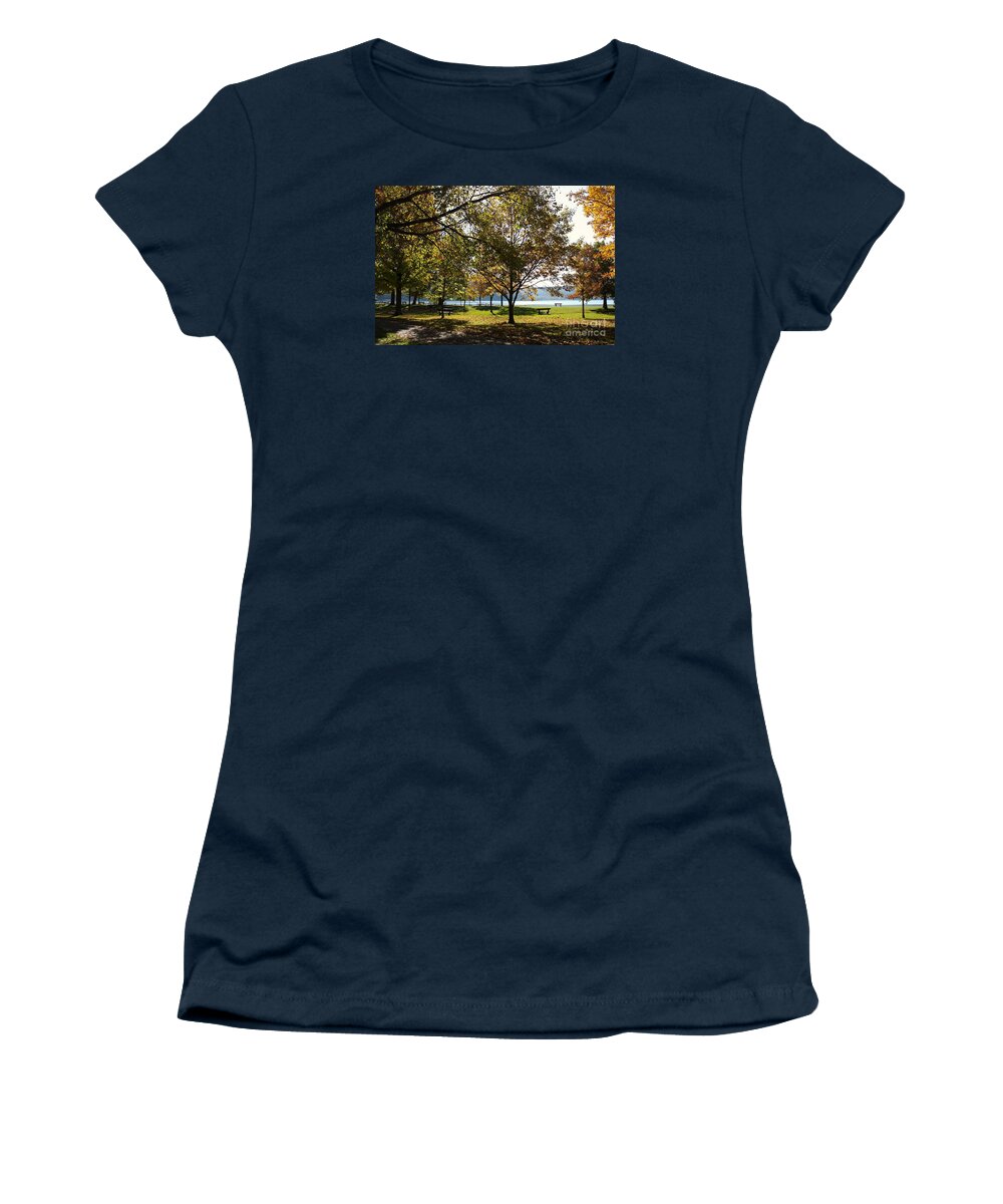 Devil's Lake State Park Women's T-Shirt featuring the photograph Devils Lake by Veronica Batterson
