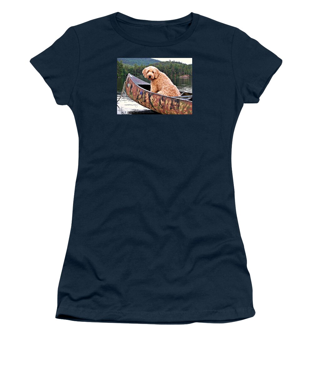 Dog Days Of Summer Women's T-Shirt featuring the photograph Dog Days Of Summer by Joy Nichols