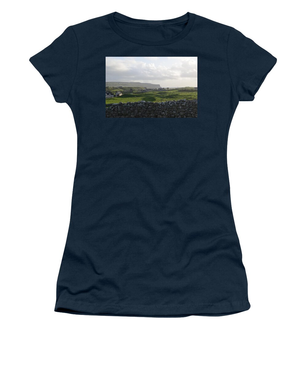 Ireland Women's T-Shirt featuring the photograph Doolin View by Curtis Krusie