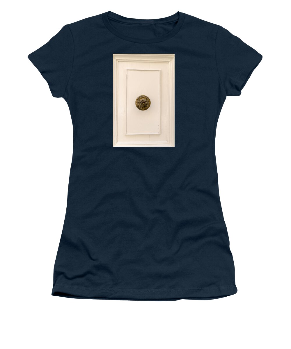 Ancient Women's T-Shirt featuring the photograph Door Knobs of the world 29 by Sotiris Filippou