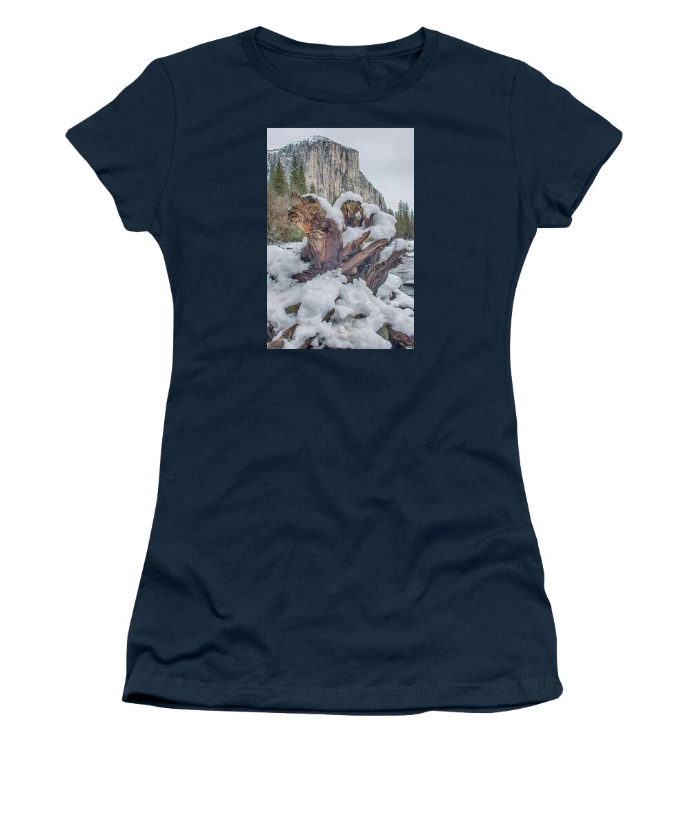 Yosemite Women's T-Shirt featuring the photograph Down To The Roots by Bill Roberts