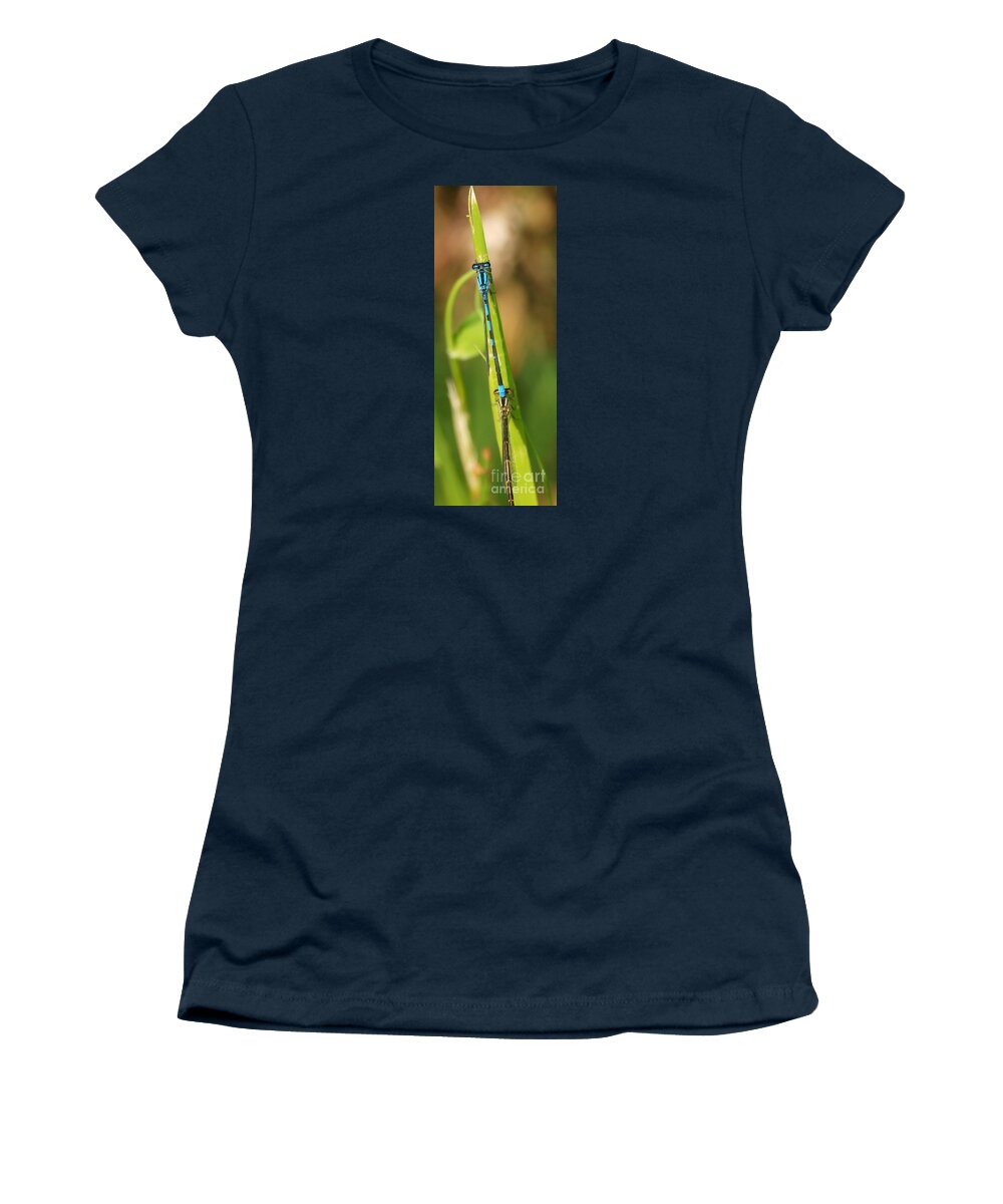 Dragonfly Women's T-Shirt featuring the photograph Dragonfly 15 by Vivian Martin