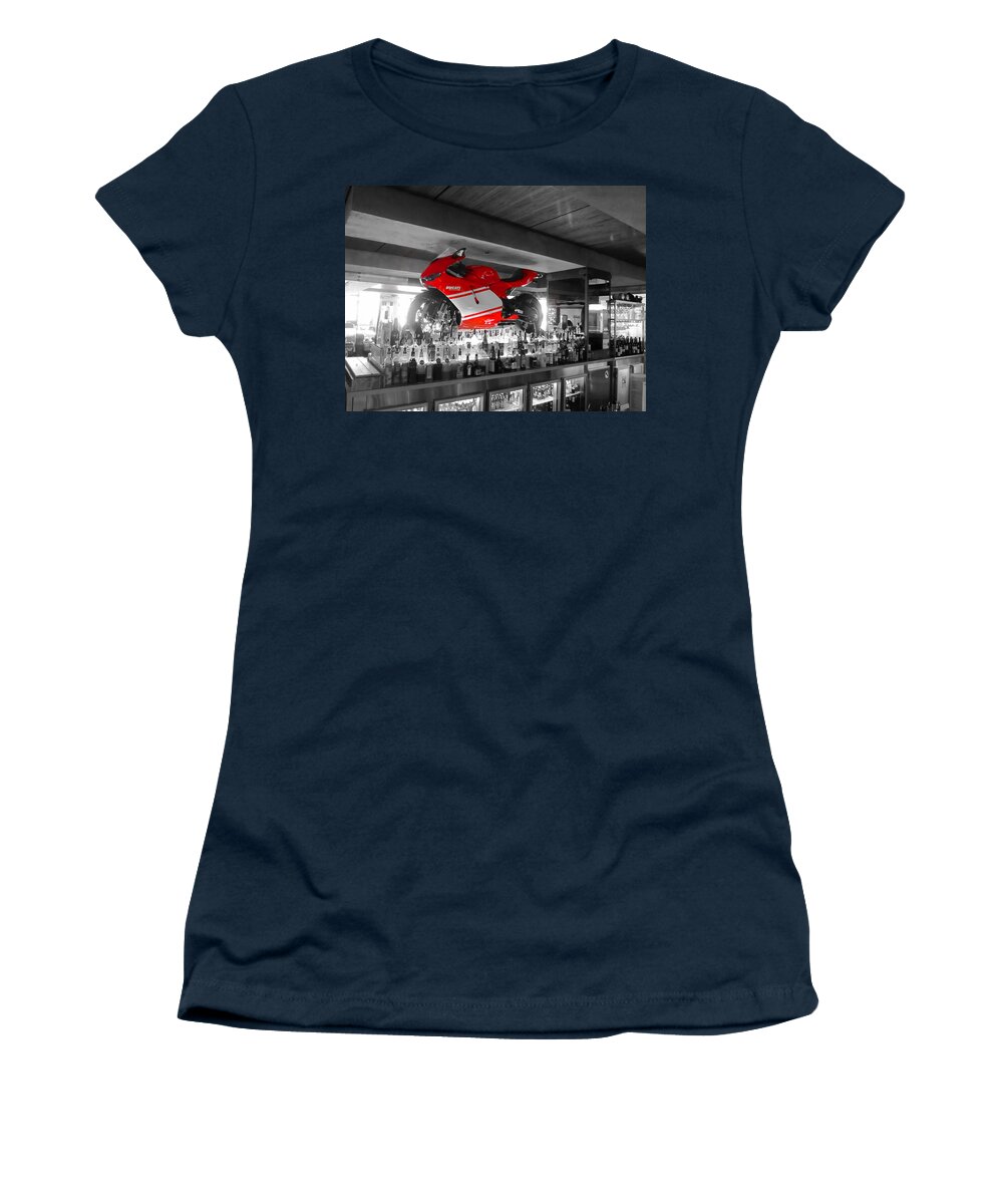 Ducati Women's T-Shirt featuring the photograph Eden of the XY-Chromosome by Douglas Barnard