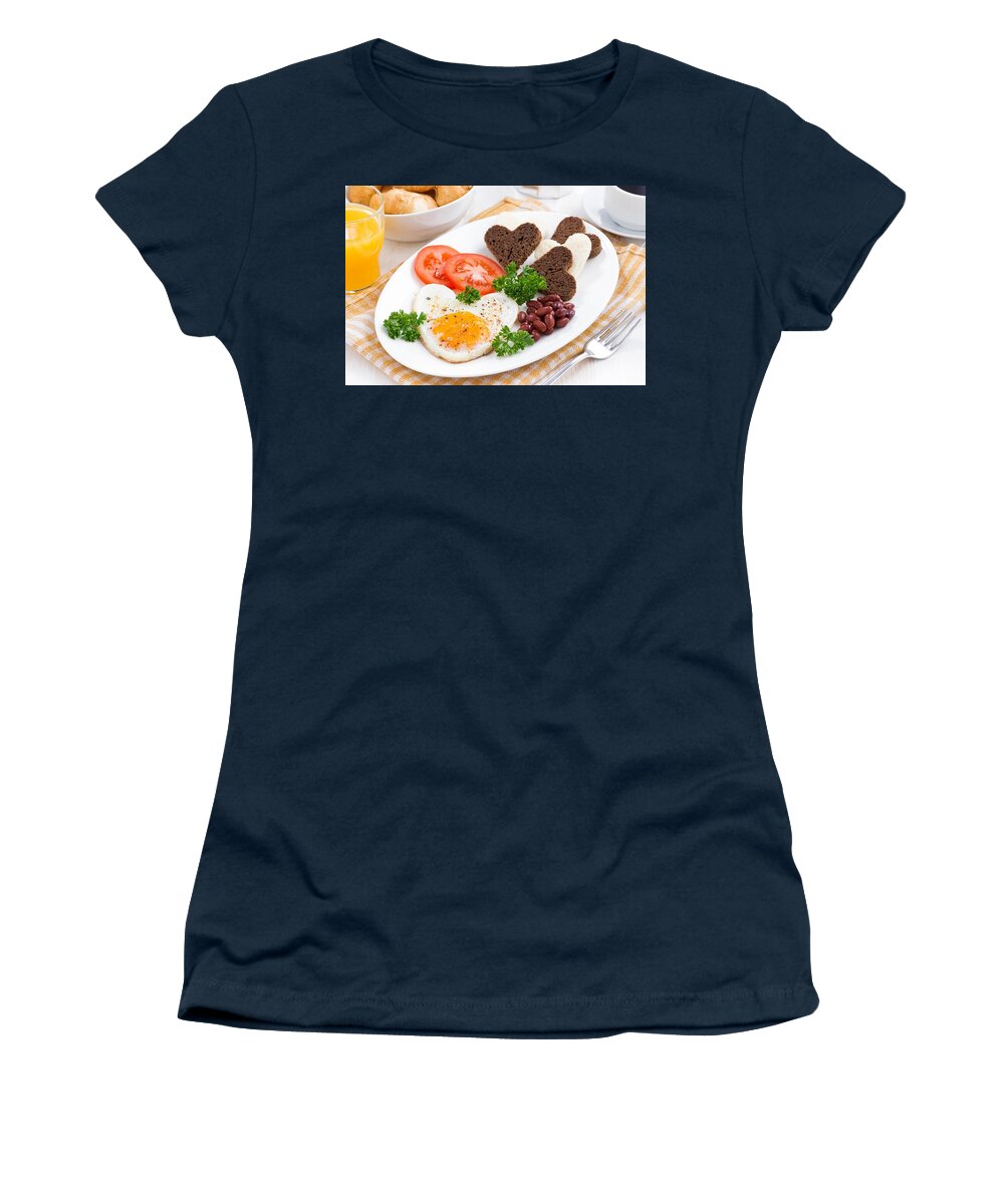 Egg Women's T-Shirt featuring the digital art Egg by Maye Loeser