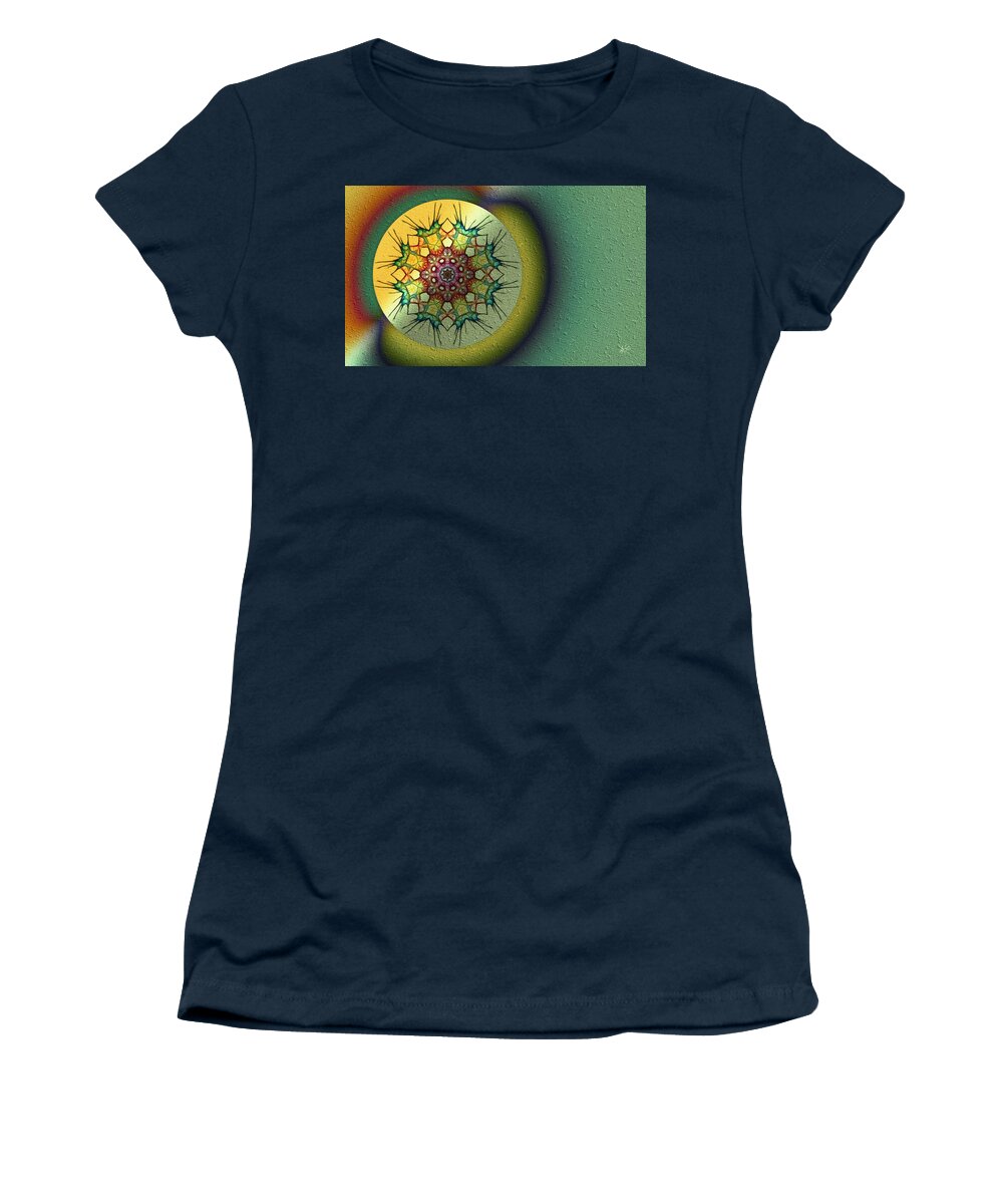 El Sello Women's T-Shirt featuring the digital art El Sello by Kiki Art