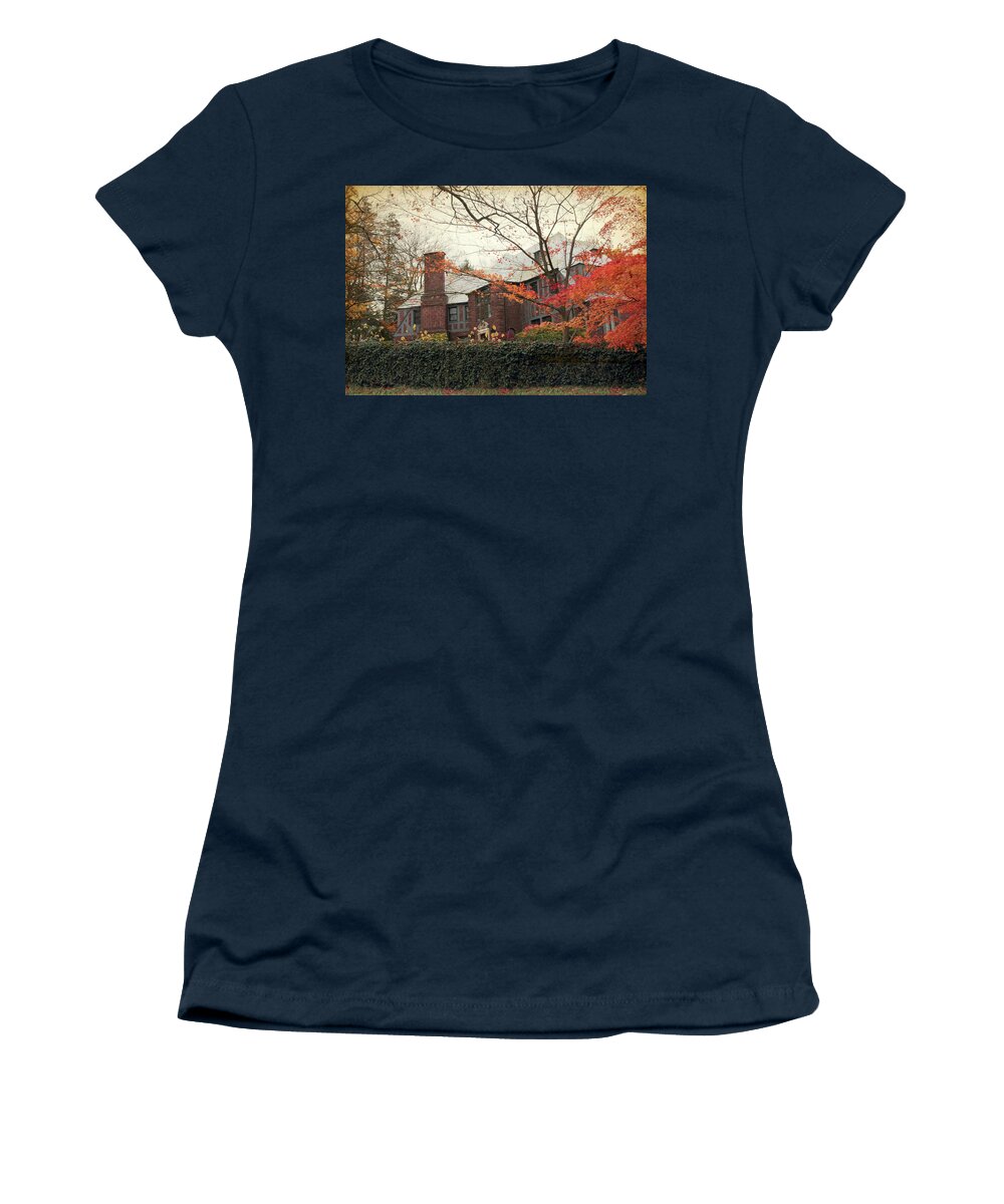 House Women's T-Shirt featuring the photograph Elegance in Autumn by Jessica Jenney