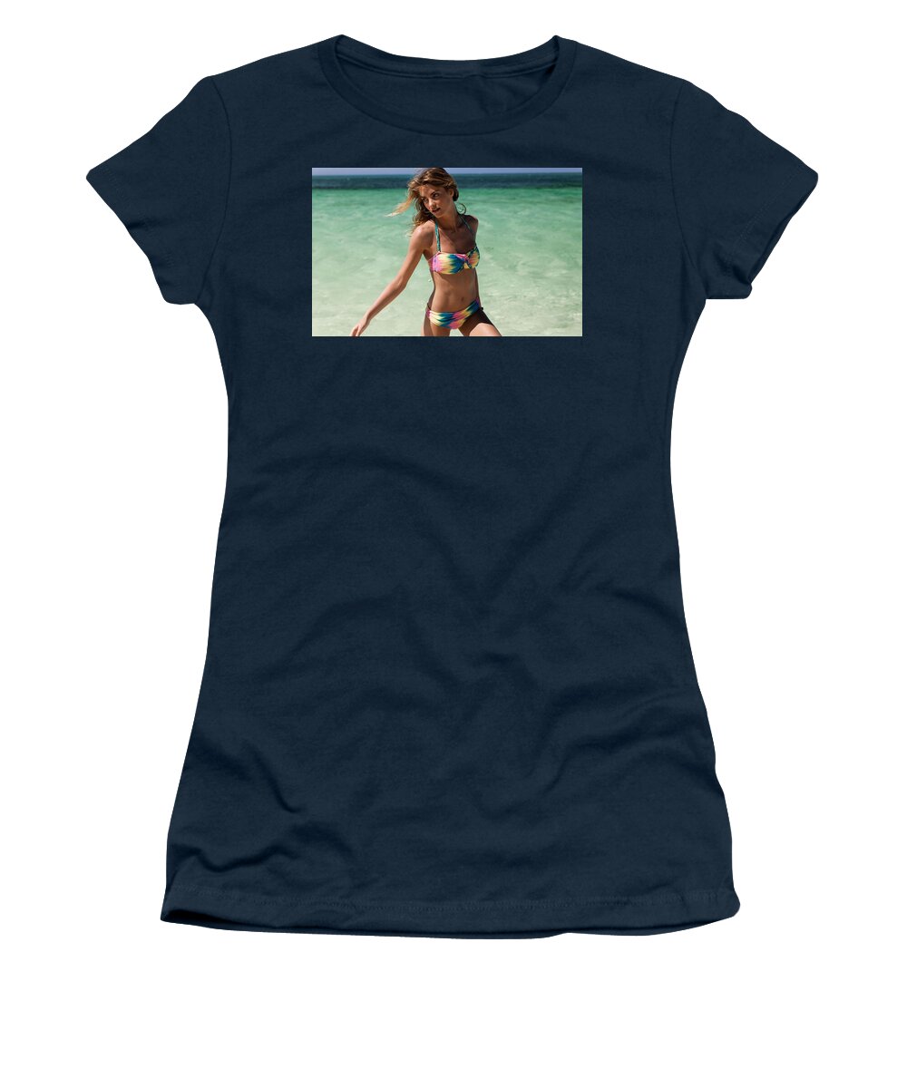 Elyse Taylor Women's T-Shirt featuring the digital art Elyse Taylor by Maye Loeser