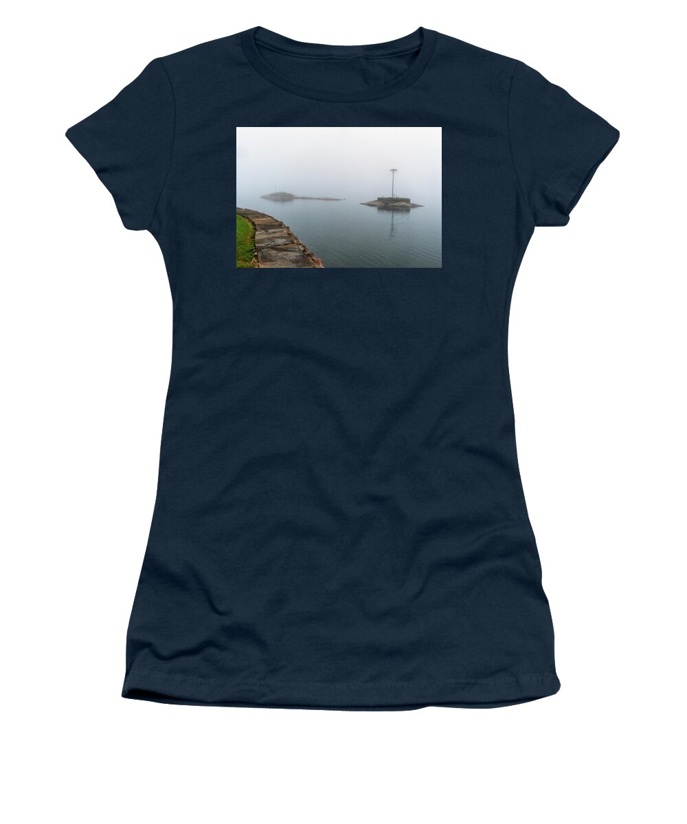 St Lawrence Seaway Women's T-Shirt featuring the photograph Empty Osprey Nest by Tom Singleton