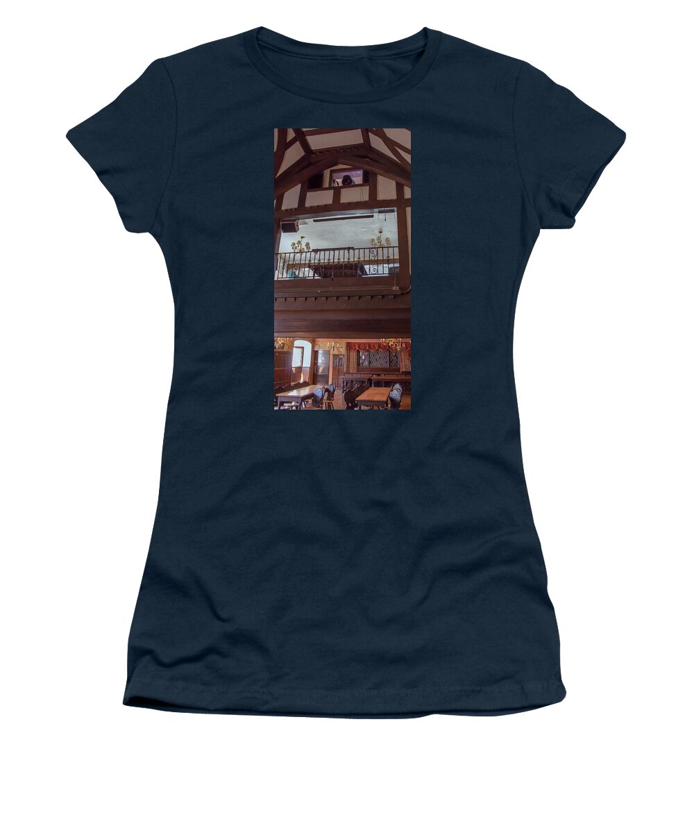 Hofbrau Women's T-Shirt featuring the photograph Empty pub by Darrell Foster