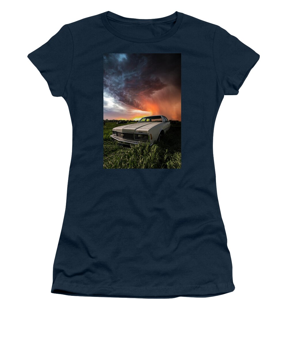 Apocalypse Women's T-Shirt featuring the photograph End of Days by Aaron J Groen