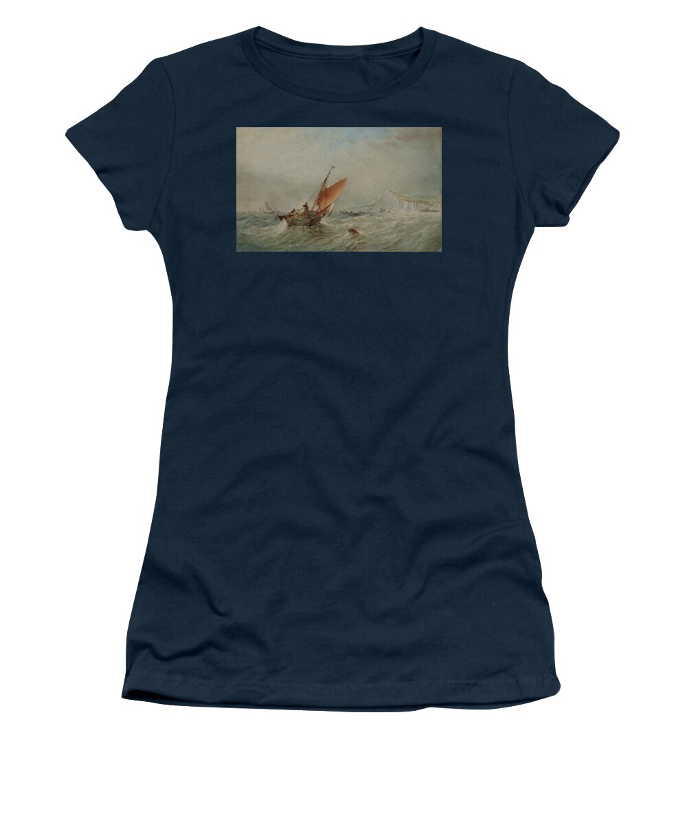 Marine Women's T-Shirt featuring the painting England by Marine