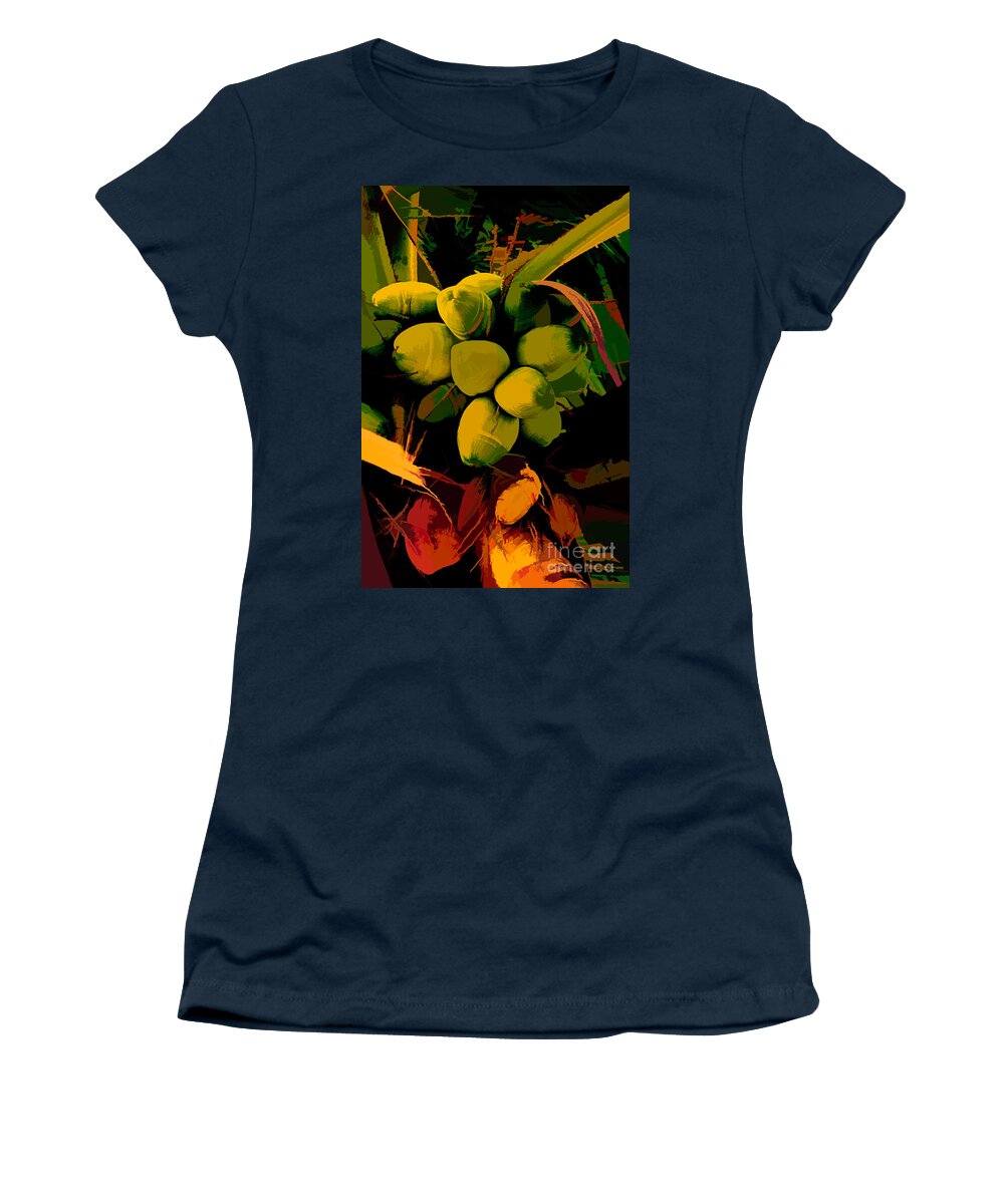 Arecaceae Women's T-Shirt featuring the photograph Escape 4 by Alison Belsan Horton