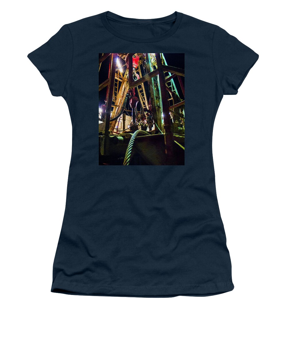Art Women's T-Shirt featuring the painting ET Kelly Down by Michael Gross