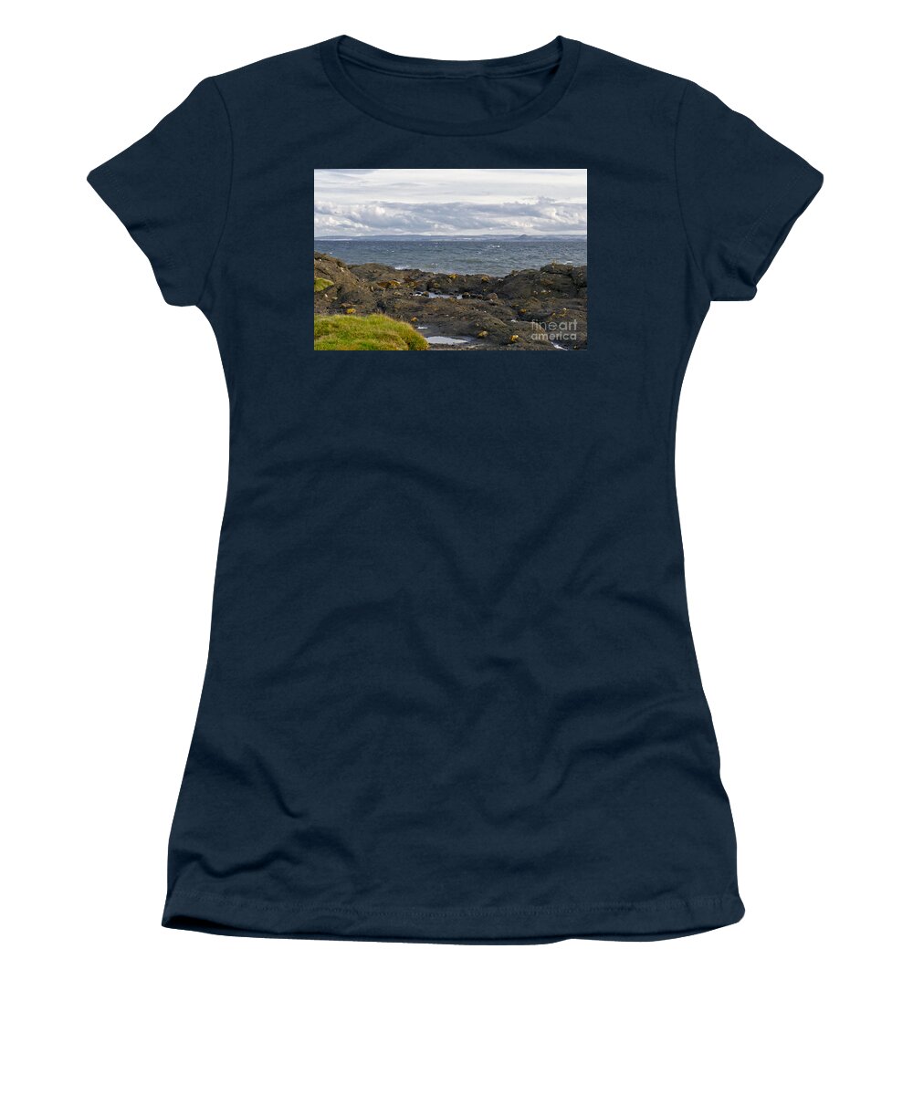 Waves And Rocks Women's T-Shirt featuring the photograph Eternal Neighbours. by Elena Perelman