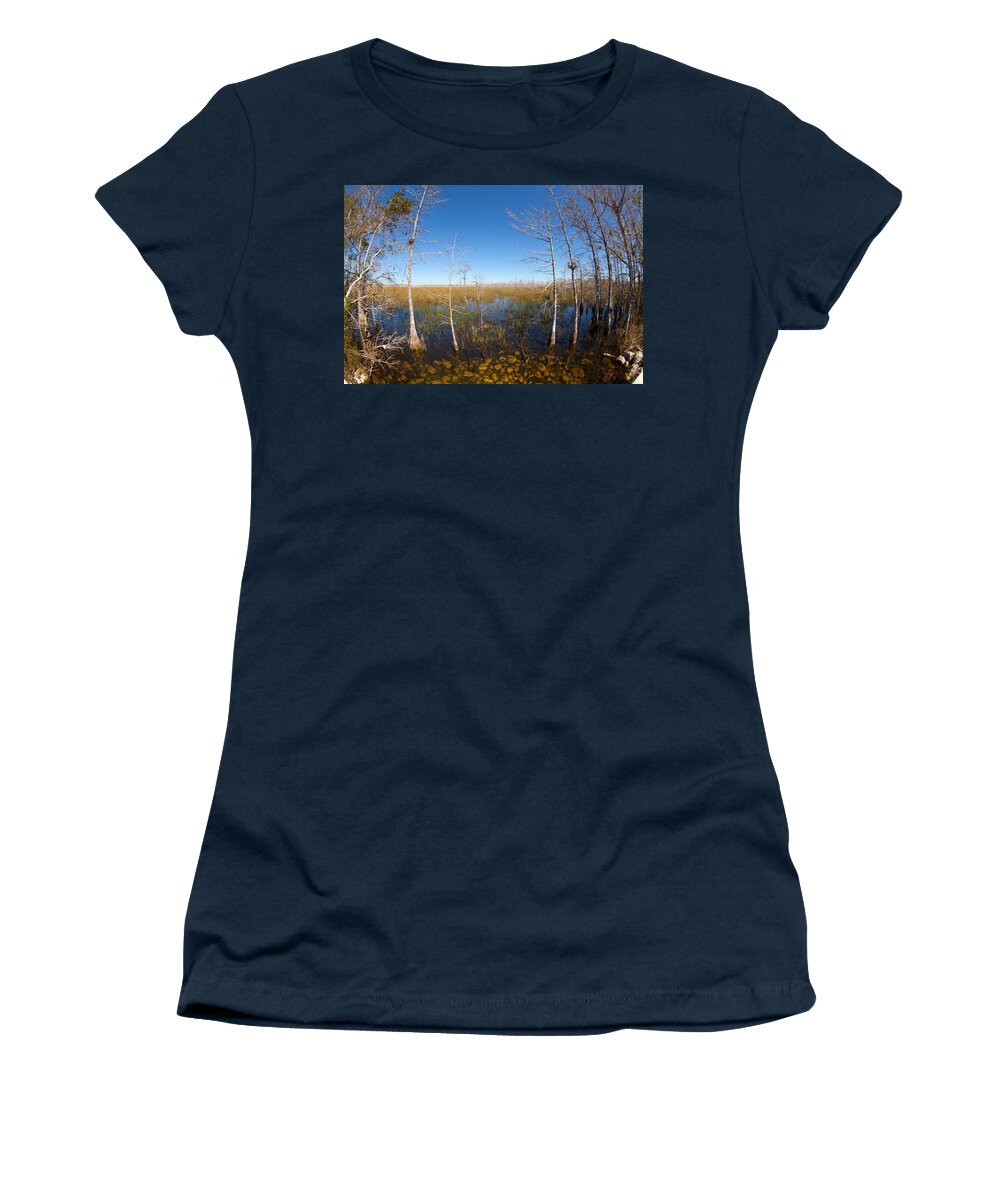 Everglades National Park Women's T-Shirt featuring the photograph Everglades 85 by Michael Fryd