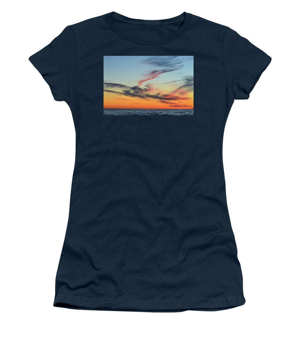 Abstract Women's T-Shirt featuring the photograph Fading Pink by Lyle Crump