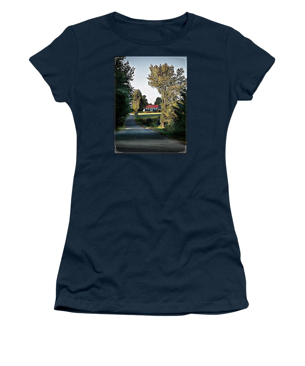 Farmhouse Women's T-Shirt featuring the photograph Farmhouse by Joy Nichols