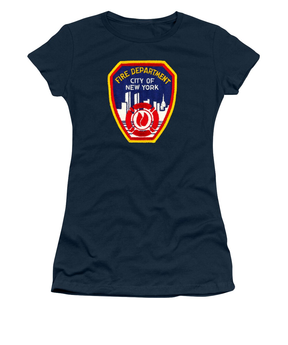F.D.N.Y. - Uniform Patch, Fire Department New York Women's T-Shirt