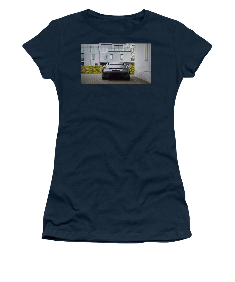 Ferrari Women's T-Shirt featuring the photograph Ferrari 599 GTO by Sportscars OfBelgium
