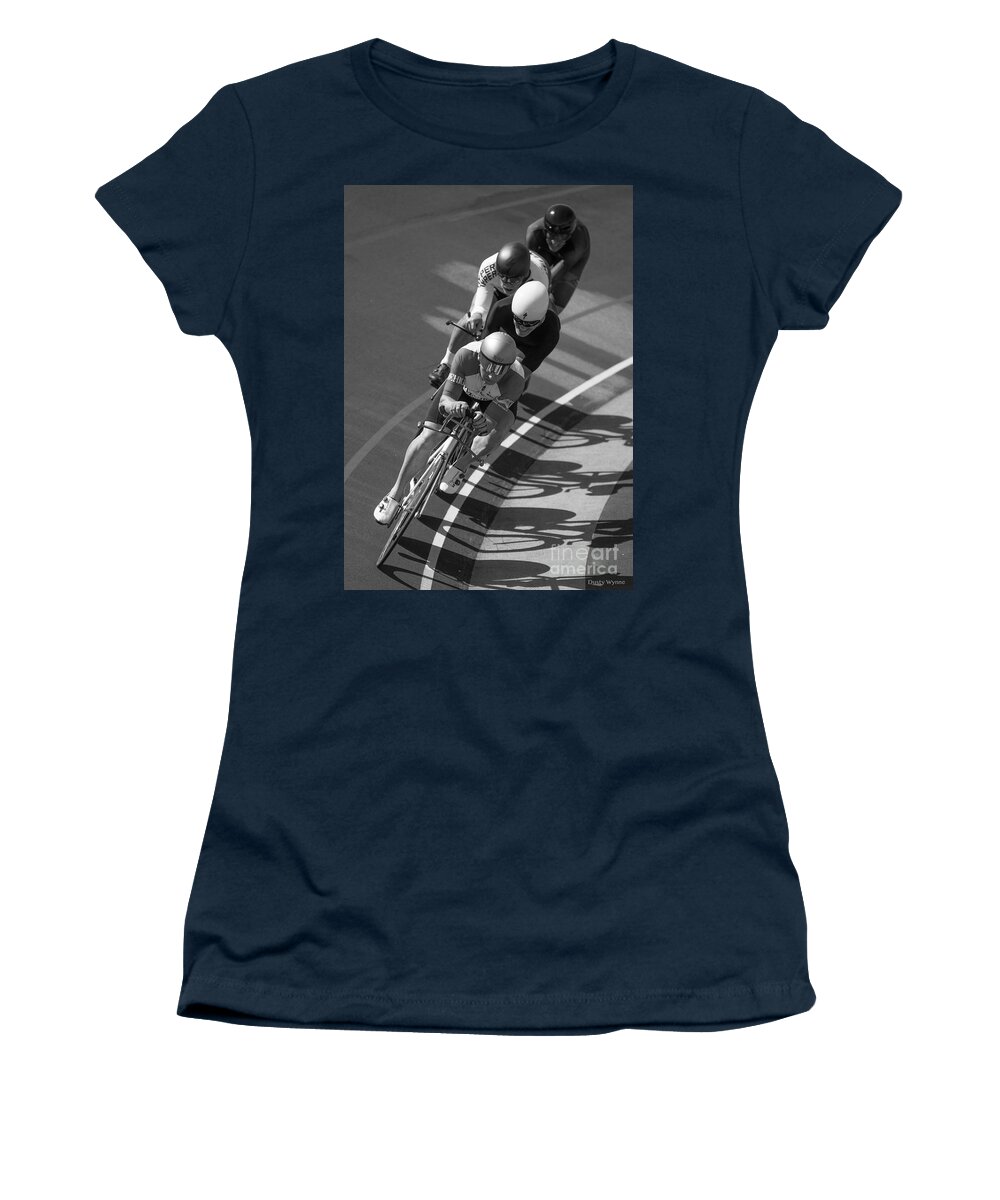 San Diego Women's T-Shirt featuring the photograph Final Turn by Dusty Wynne