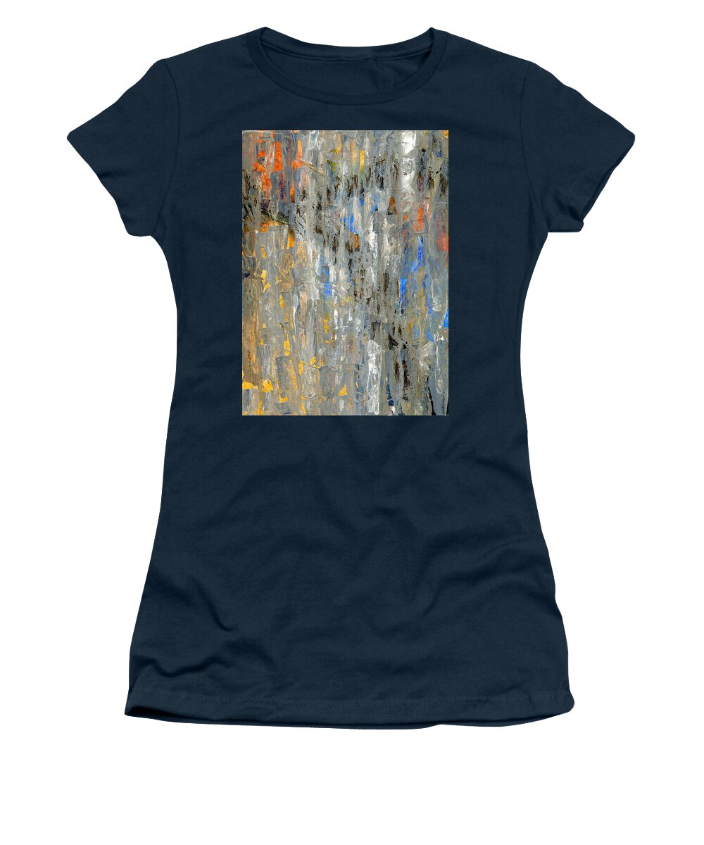 Abstract Women's T-Shirt featuring the painting Finding Awareness by Karla Beatty