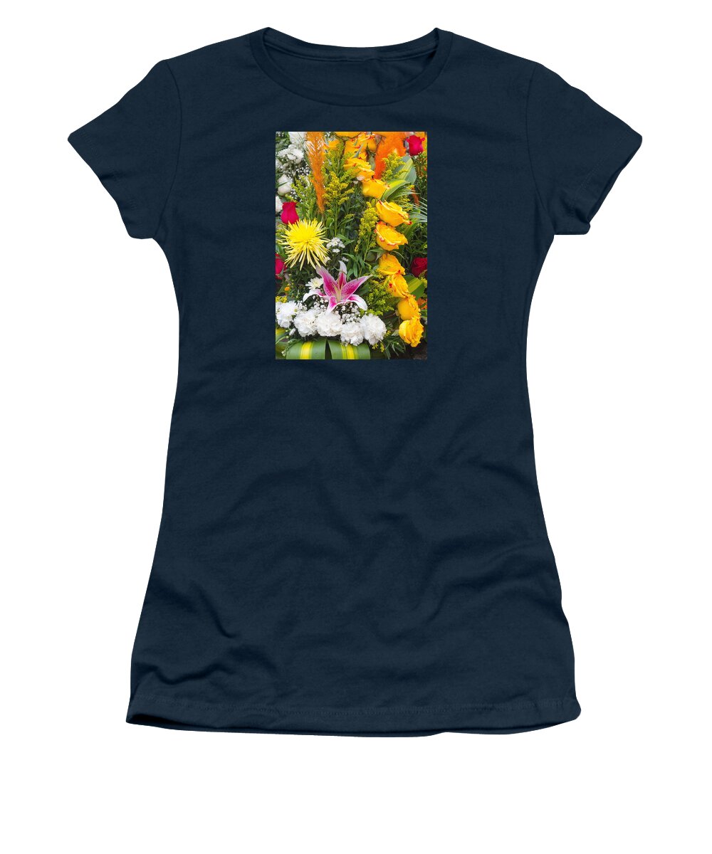 Flora Women's T-Shirt featuring the photograph Flower Art by Robert McKinstry
