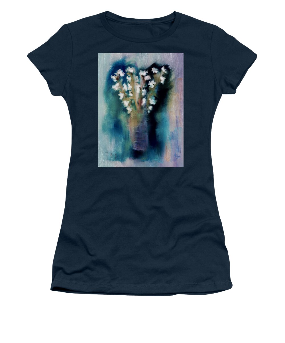 Flowers Women's T-Shirt featuring the digital art Flowers Free by Frank Bright