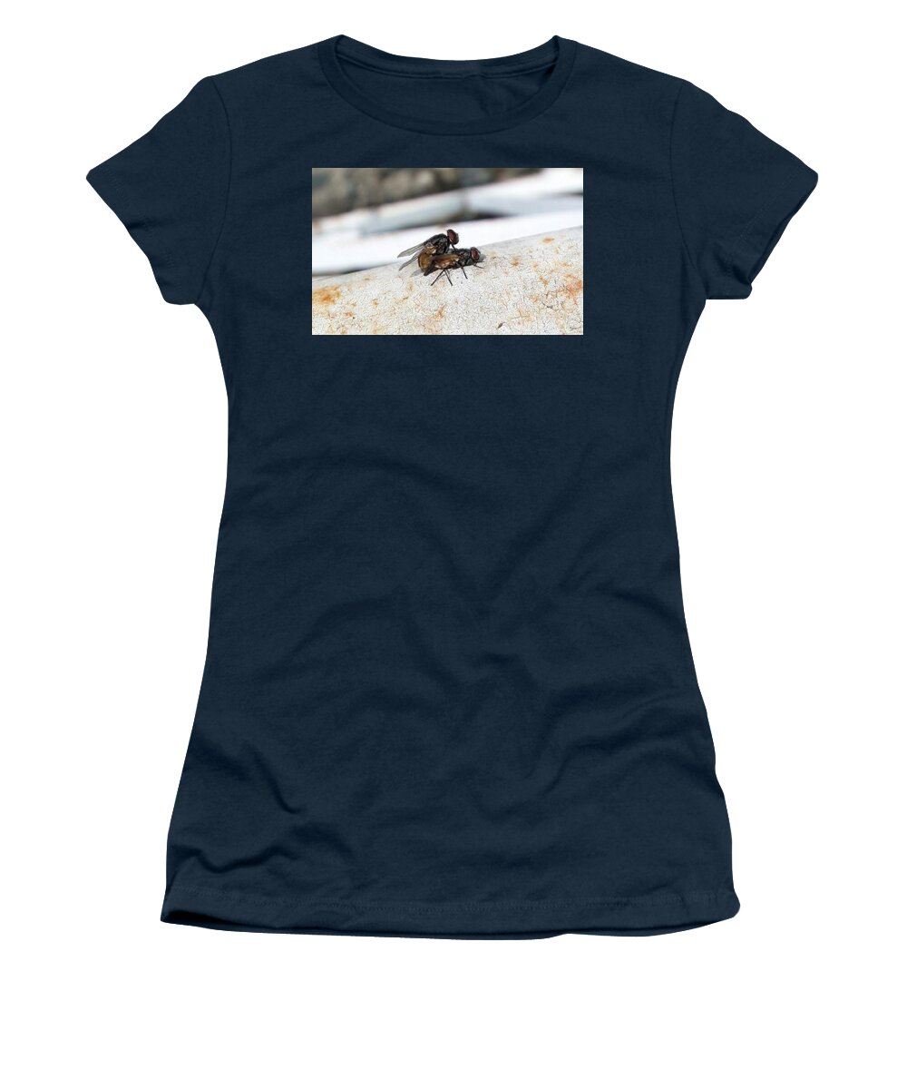 Fly Women's T-Shirt featuring the photograph Fly Love by Safwan Khan