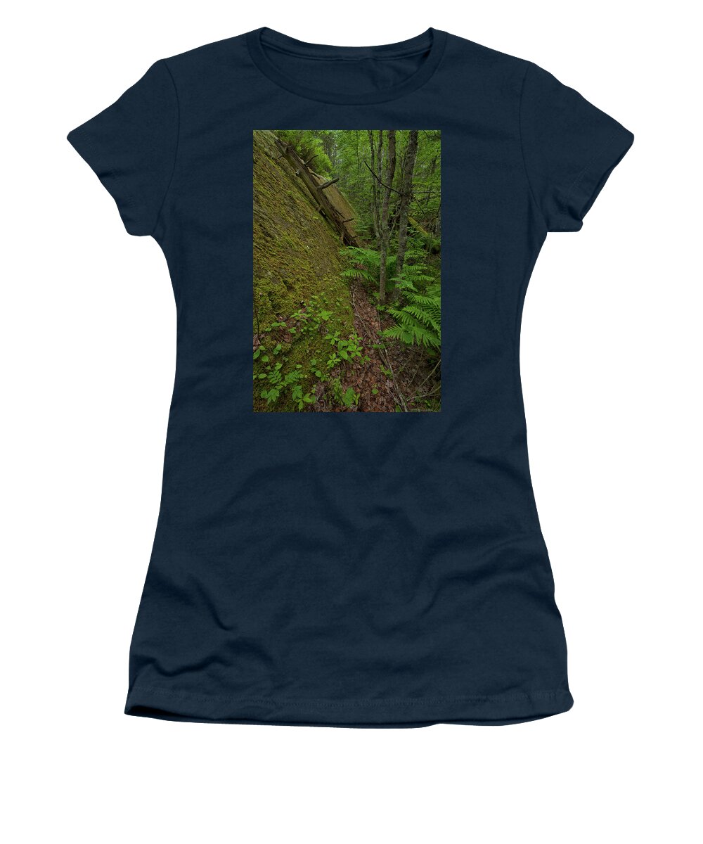 Summer Women's T-Shirt featuring the photograph Forest Wall by Irwin Barrett
