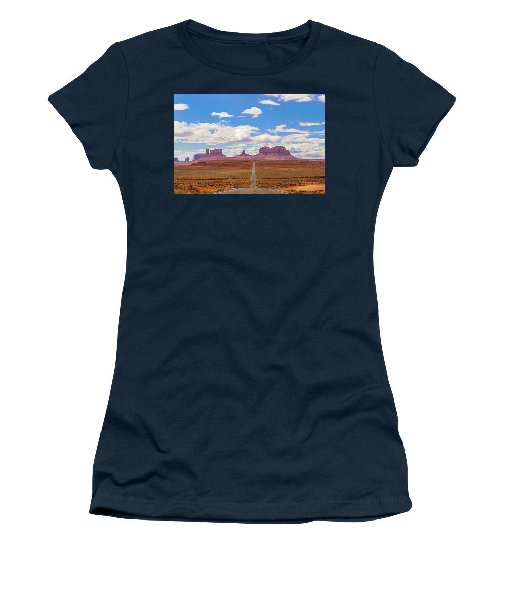 Usa Women's T-Shirt featuring the photograph Forrest Gump Point by Alberto Zanoni