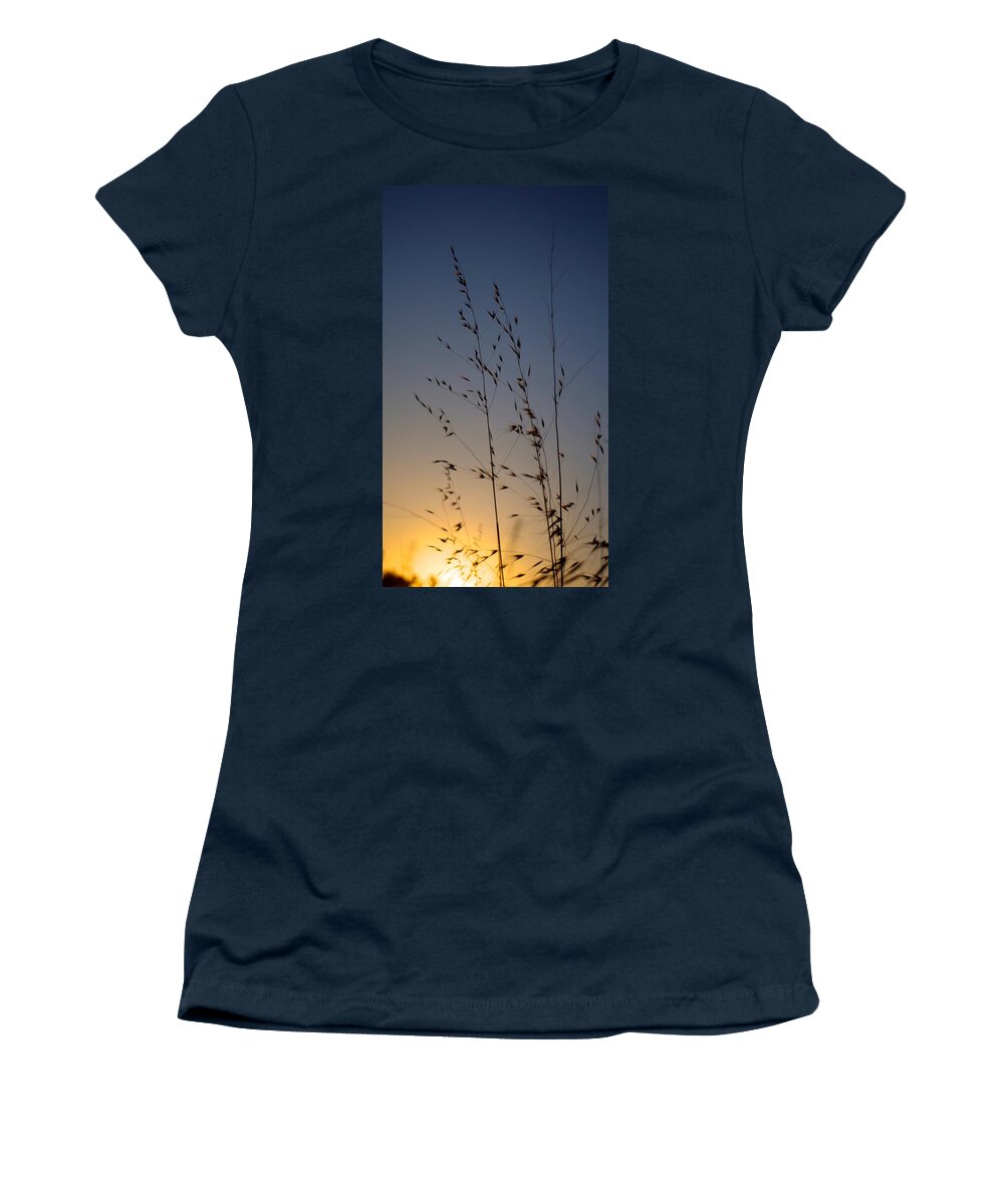 Sunset Women's T-Shirt featuring the photograph Foxtail Sunset by Alex King