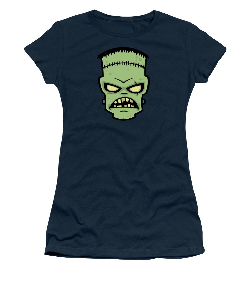 Frankenstein Women's T-Shirt featuring the digital art Frankenstein Monster by John Schwegel