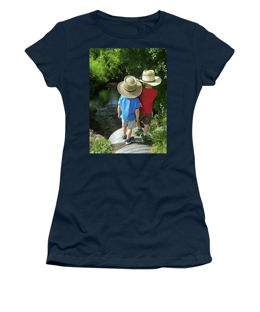 Hats Women's T-Shirt featuring the photograph Friends by Nick Mares