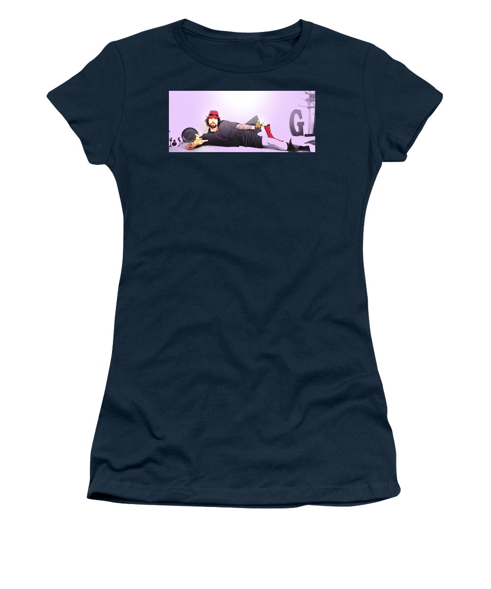  Women's T-Shirt featuring the photograph Fruitcake By The Ocean by John Gholson