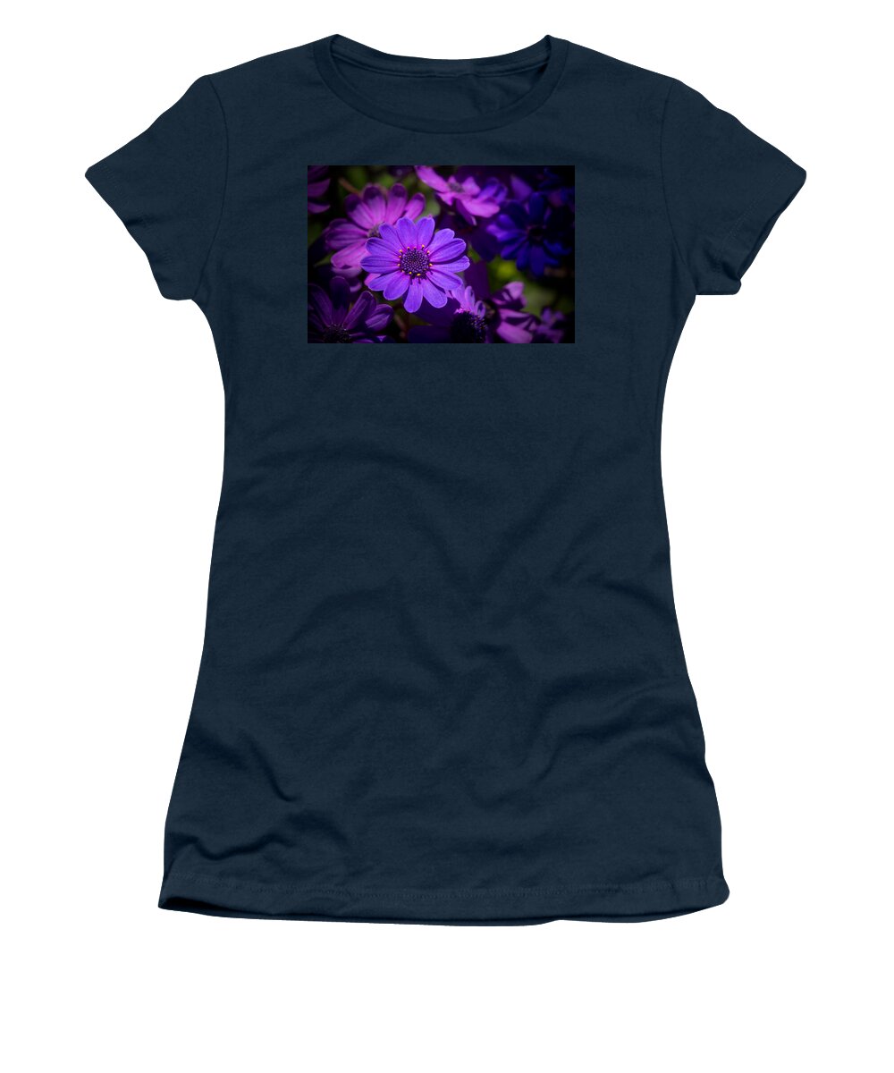 Flower Women's T-Shirt featuring the photograph Garden Light by Derek Dean