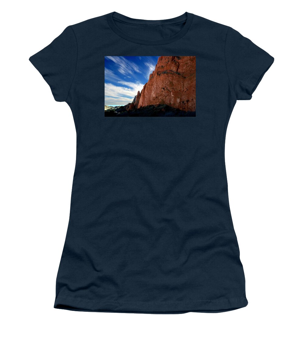Garden Of The Gods Women's T-Shirt featuring the photograph Garden of the Gods by Anthony Jones