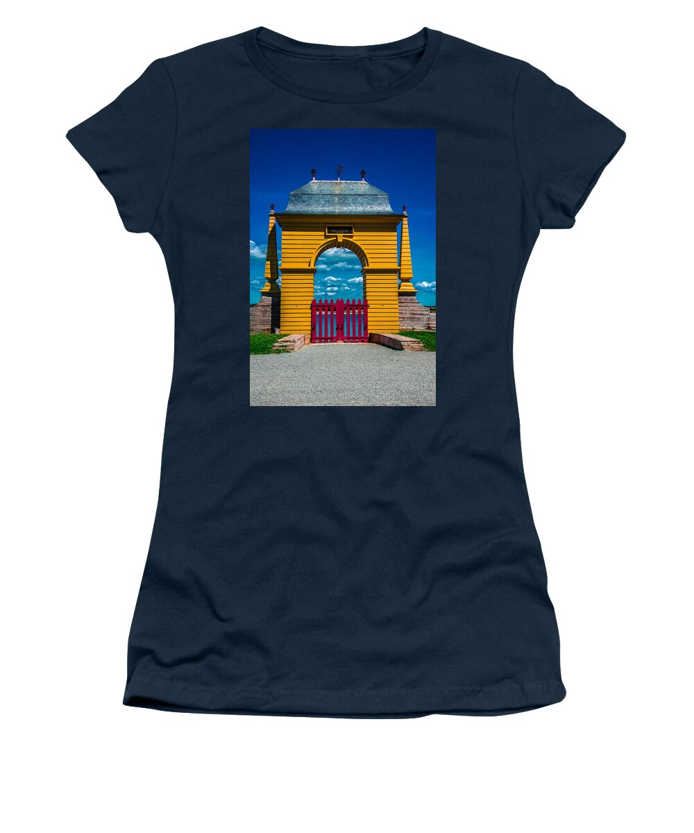 Nova Scotia Women's T-Shirt featuring the photograph Gate to the Sea by Patrick Boening