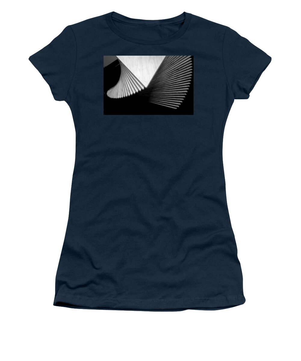 Geometry Women's T-Shirt featuring the photograph Geometric Shapes and Stairs by Nathan Abbott