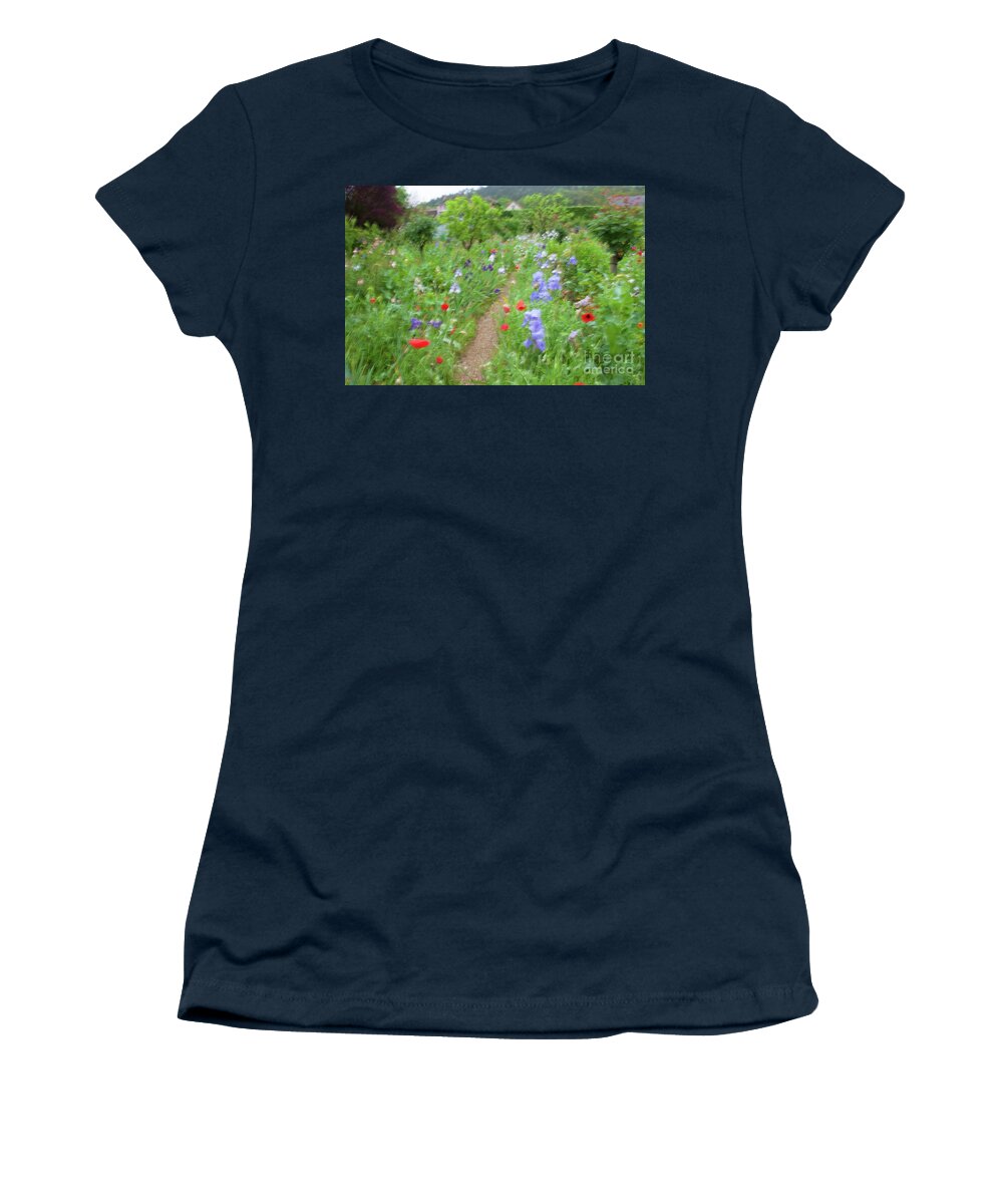 2016 Women's T-Shirt featuring the photograph Giverny Monet's Garden by Jean-Luc Baron