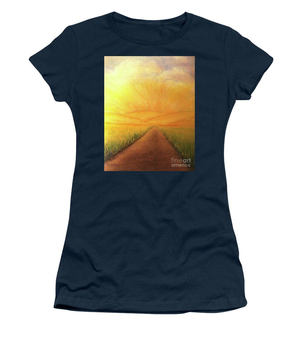 Harvest Women's T-Shirt featuring the painting Your Harvest by Hazel Holland
