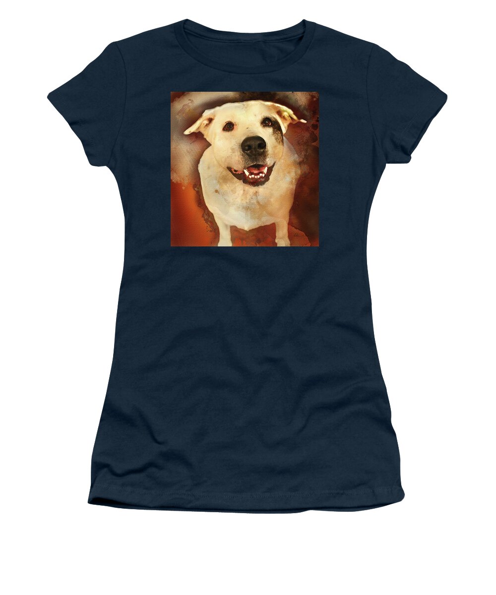 Good Dog Women's T-Shirt featuring the photograph Good Dog by Bellesouth Studio