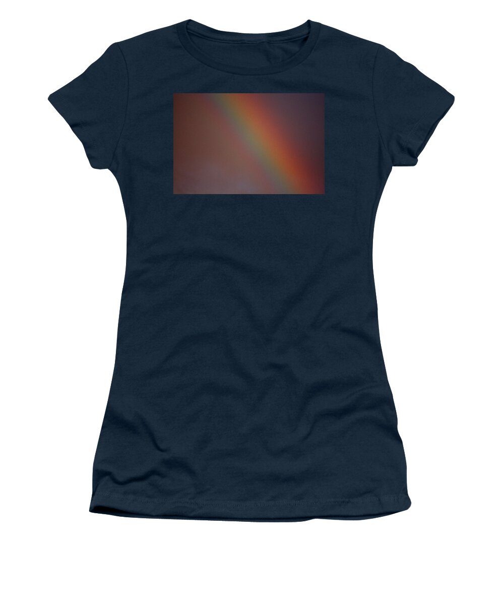Rainbow Women's T-Shirt featuring the photograph Good Friday Rainbow by Diana Hatcher