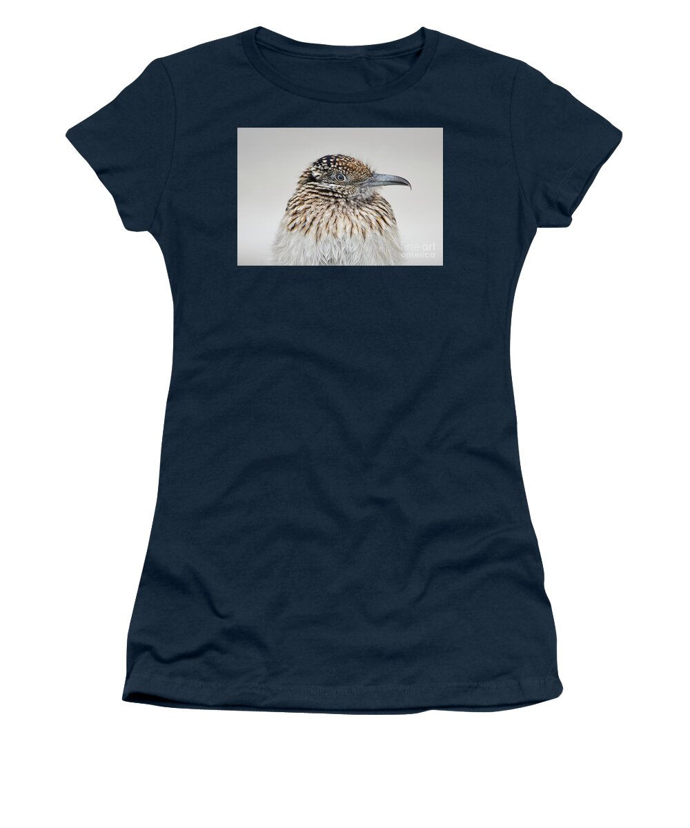 Denise Bruchman Women's T-Shirt featuring the photograph Greater Roadrunner by Denise Bruchman