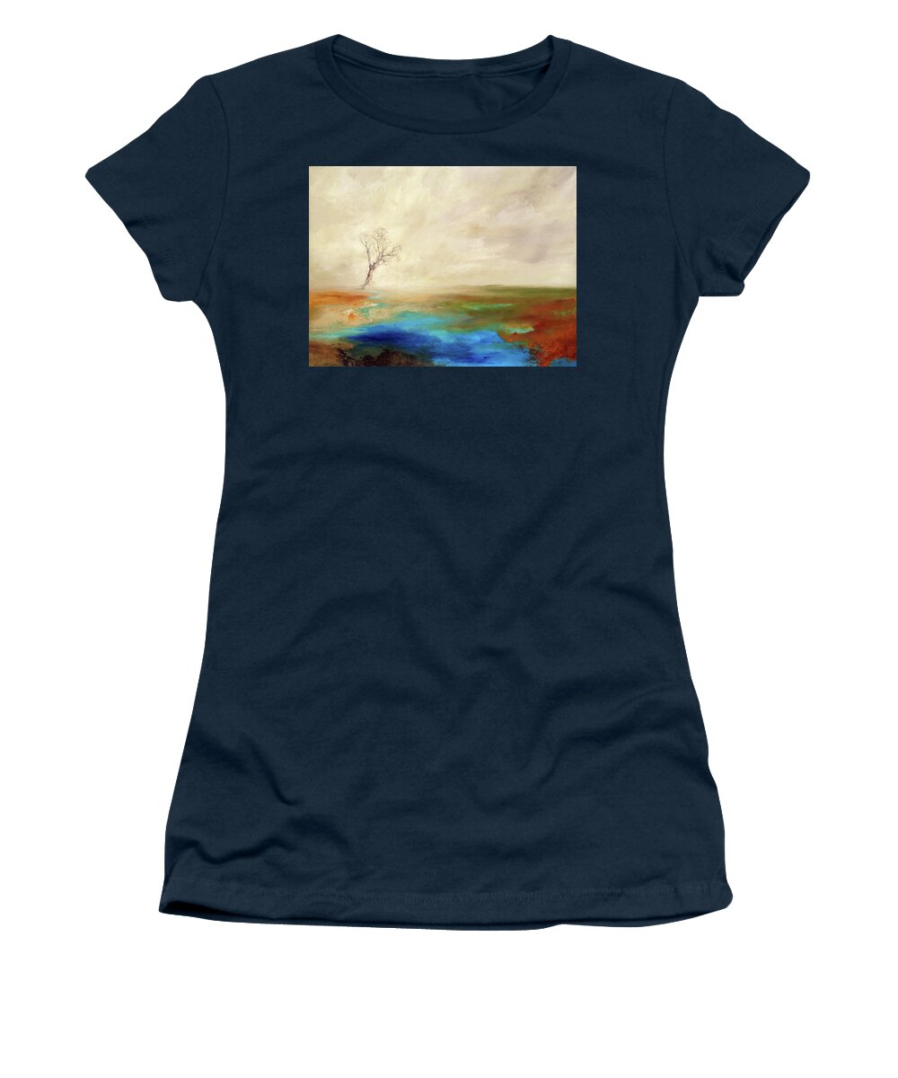 Tree Women's T-Shirt featuring the painting Grounded 2 by Dina Dargo