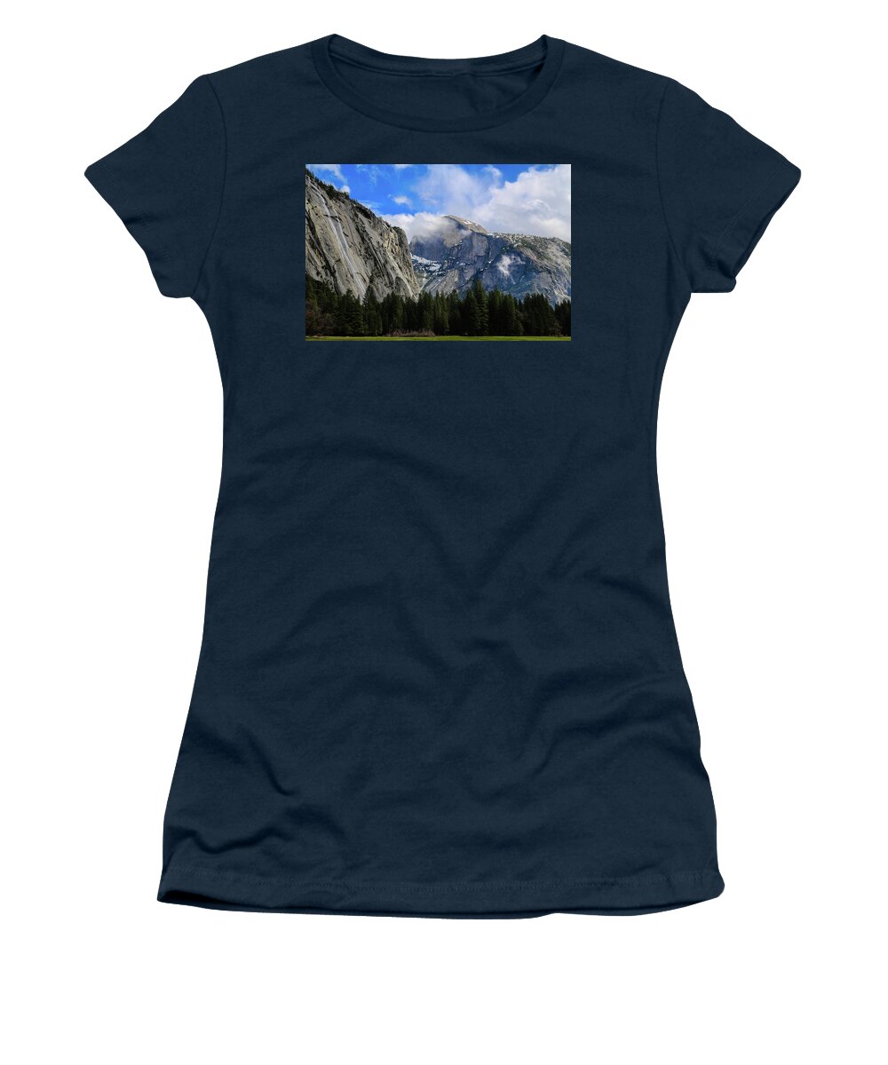 Usa Women's T-Shirt featuring the photograph Half Dome by Alberto Zanoni
