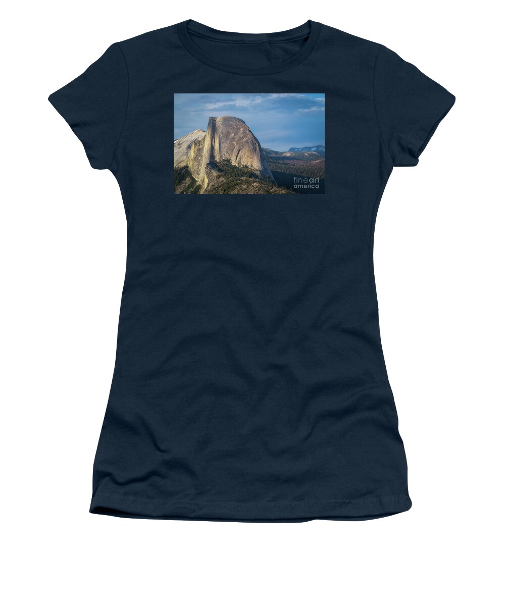 Yosemite Valley Women's T-Shirt featuring the photograph Half Dome by Michael Ver Sprill