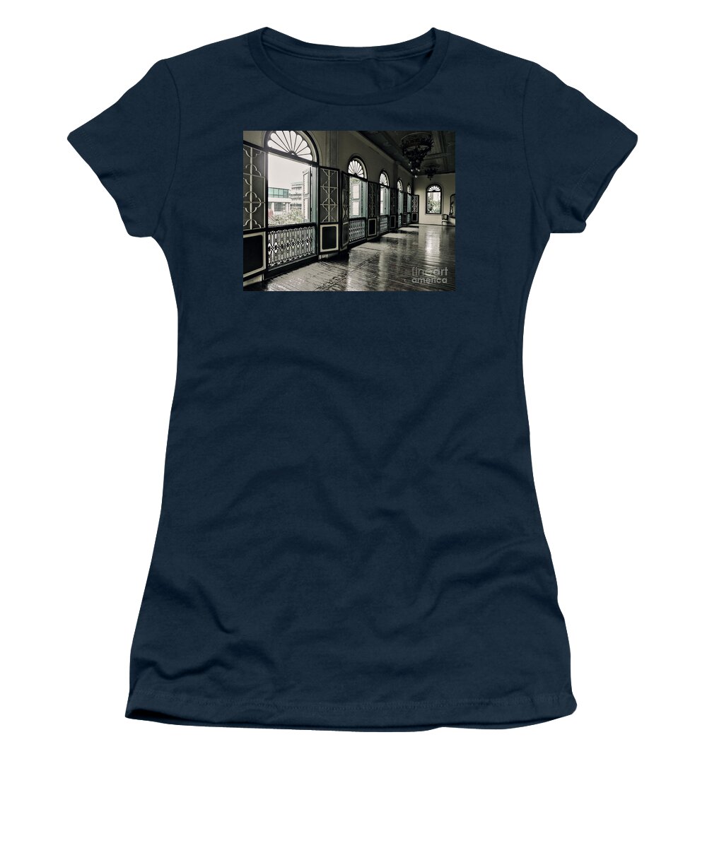 Hallway Women's T-Shirt featuring the photograph Hallway by Charuhas Images