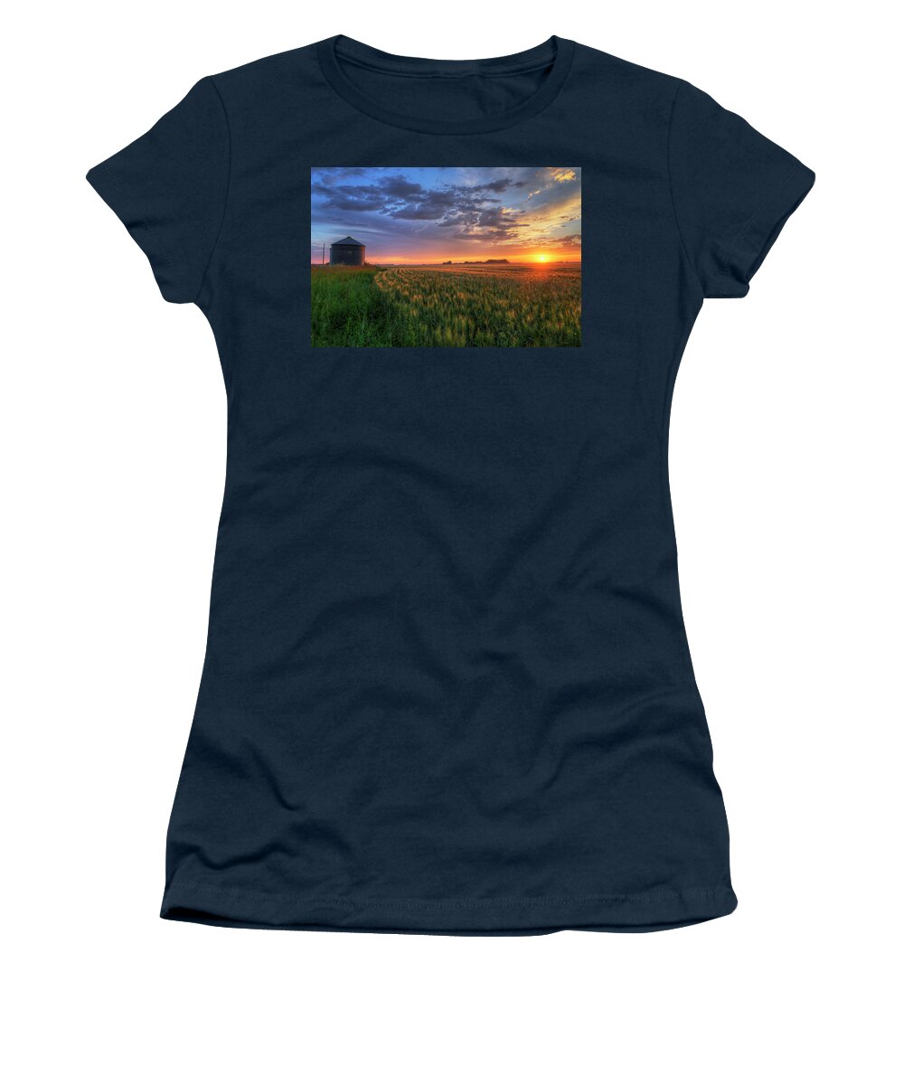 Harvest Women's T-Shirt featuring the photograph Harvest by Dan Jurak